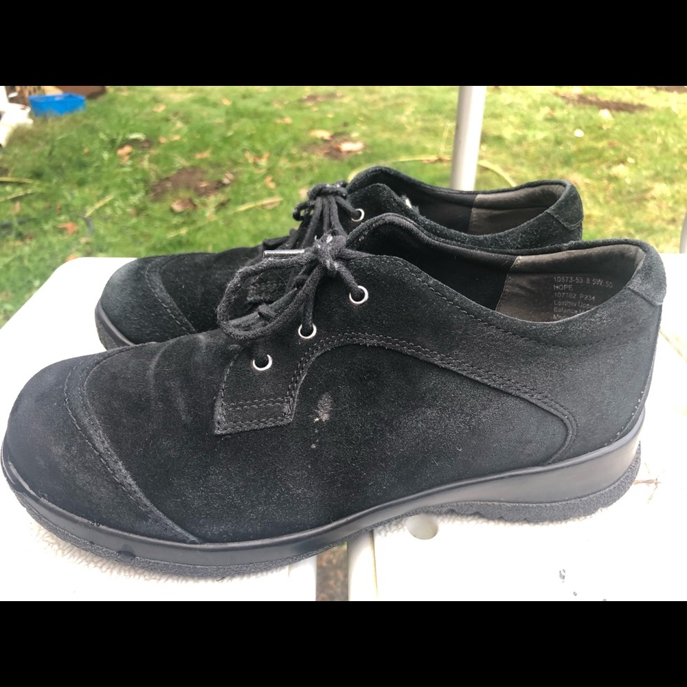 Drew Hope Women’s Black Suede Therapeutic Shoes